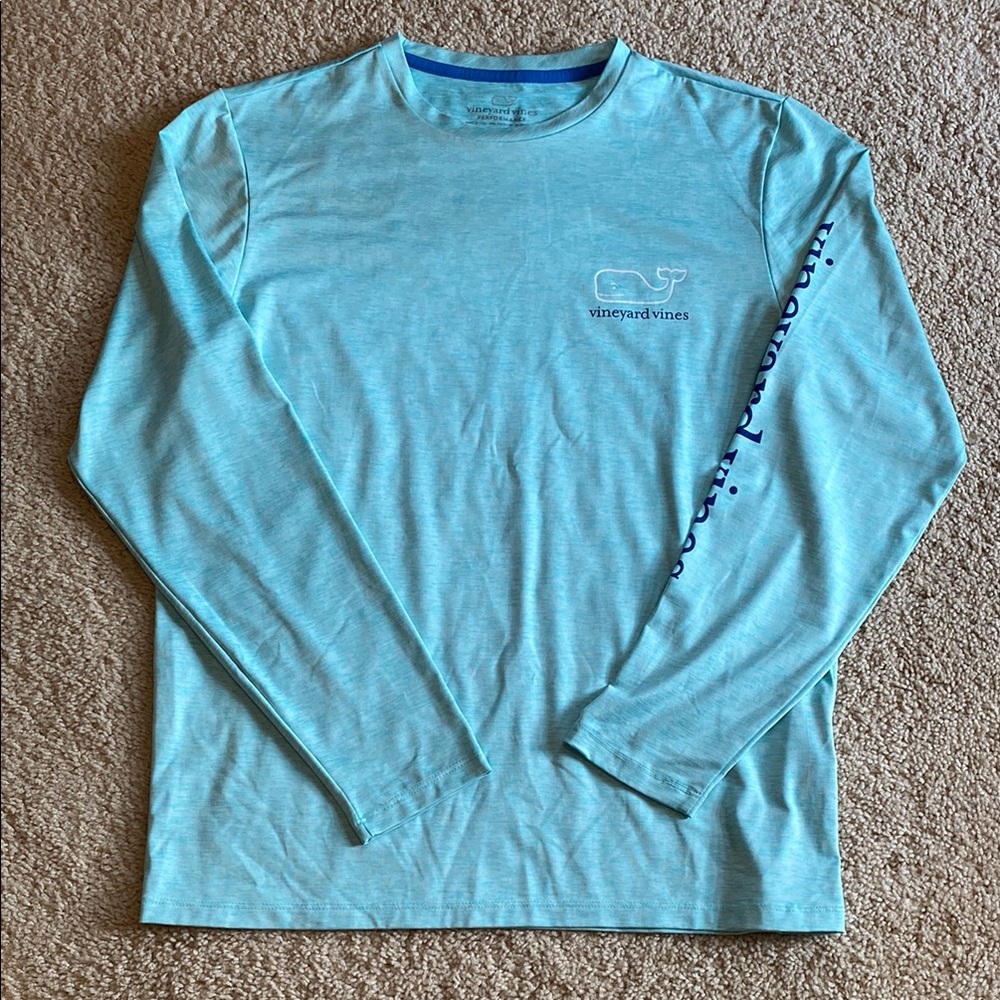 Vineyard Vines Blue Long Sleeve Tee